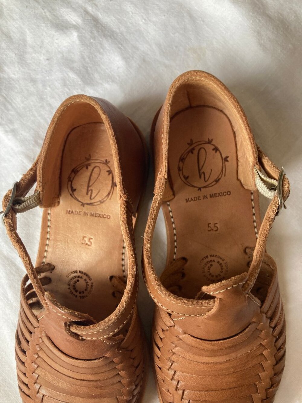 Harmonica Size 5.5 Alba Mary Jane Strap Huarache Shoes Summer Sandals Women's - Picture 5 of 6